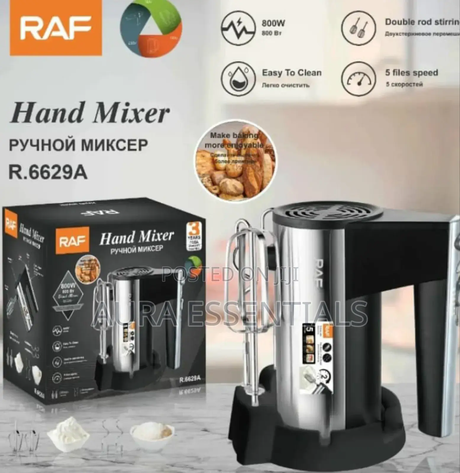 Raf Hand Mixer R.6629 800w