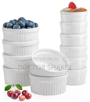 Unique 12pcs 8inch Ramekins Bowls Set
