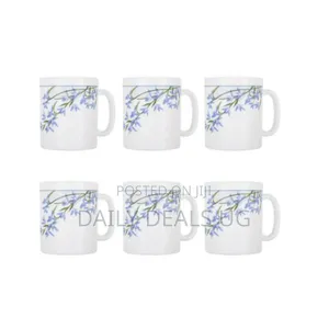 Luminarc 6 Pieces of Luminarc Tea Coffee Mug Cups-Blue