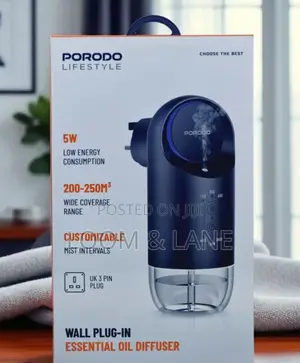 Porodo Lifestyle Wall Plug-in Essential Oil Diffuser