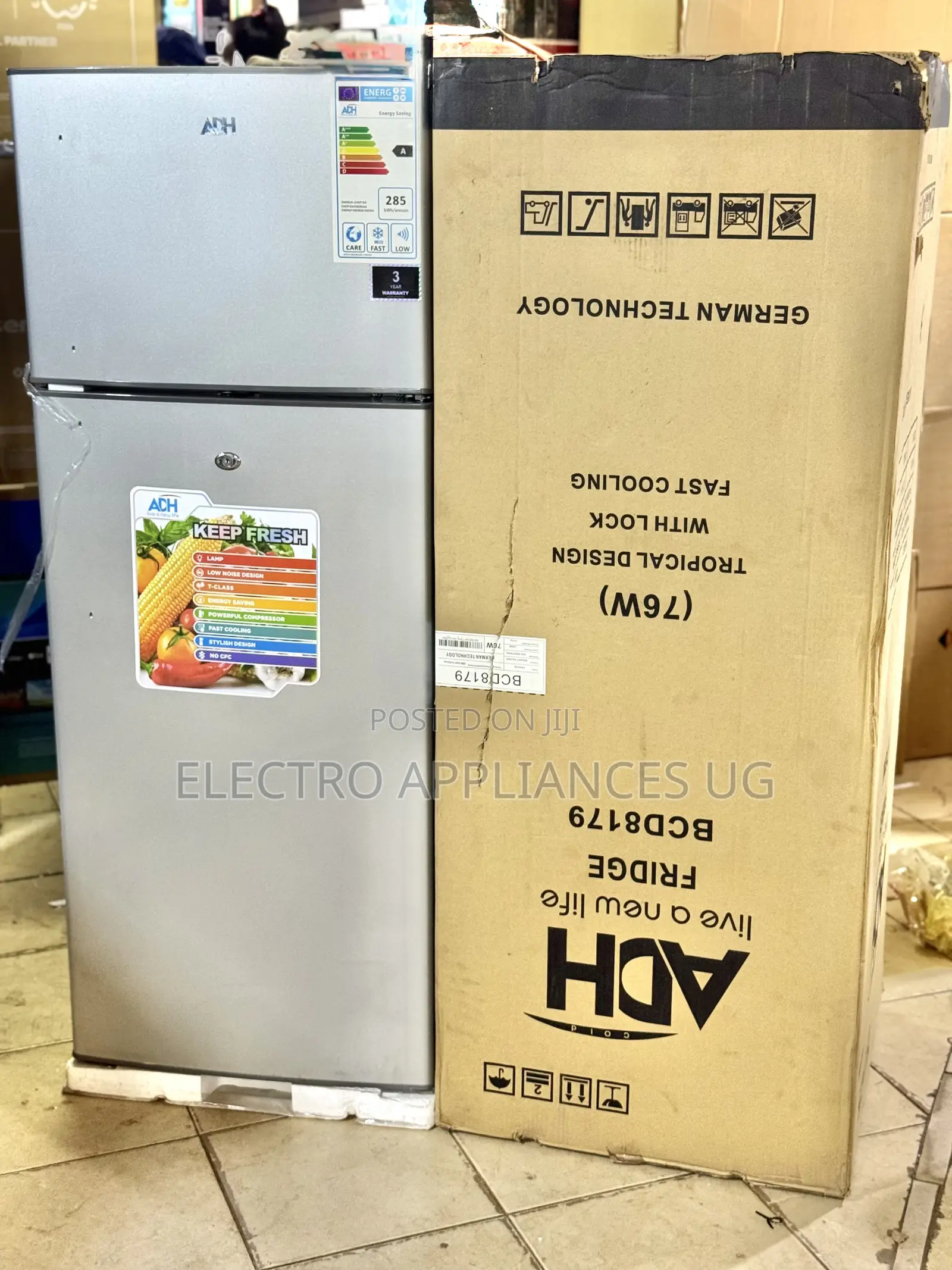ADH 276 litres Double Door Refrigerator