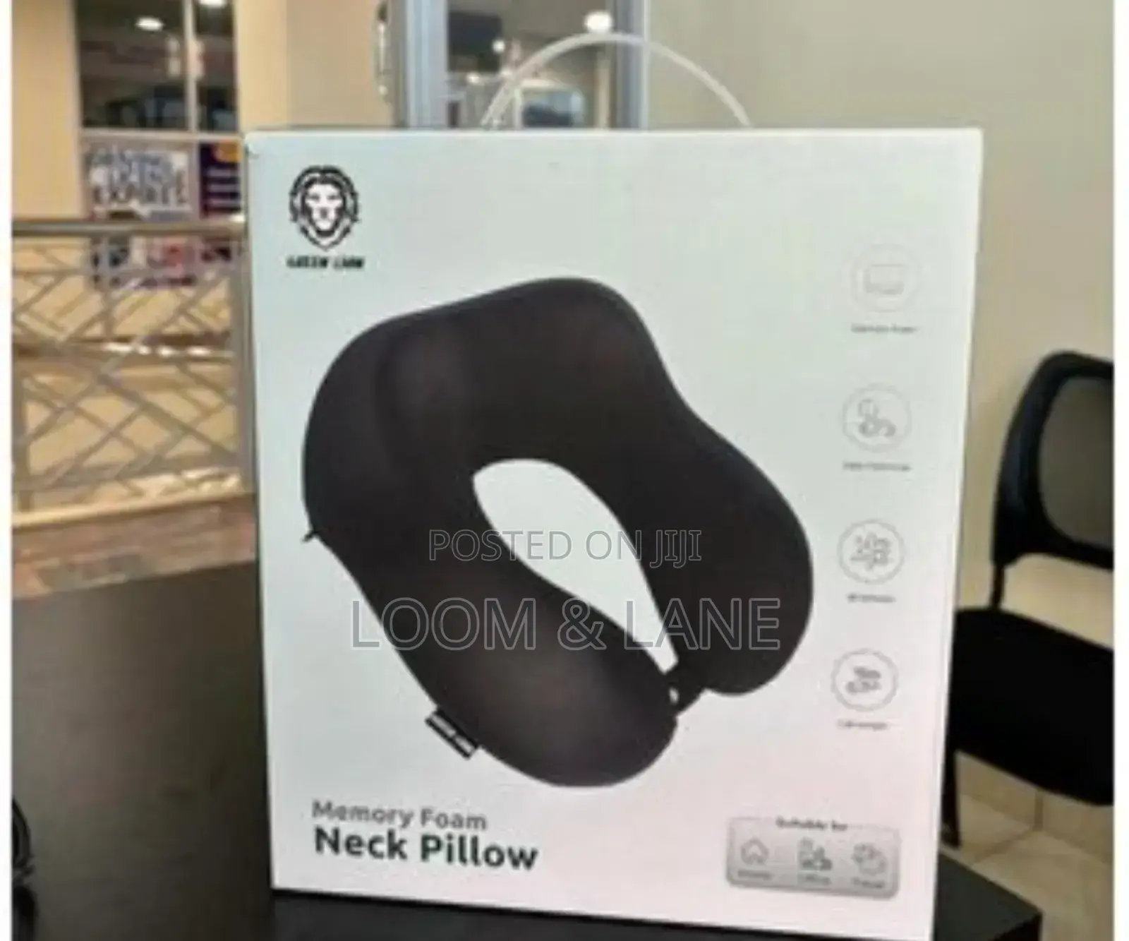 Green Lion Memory Foam Neck Pillow