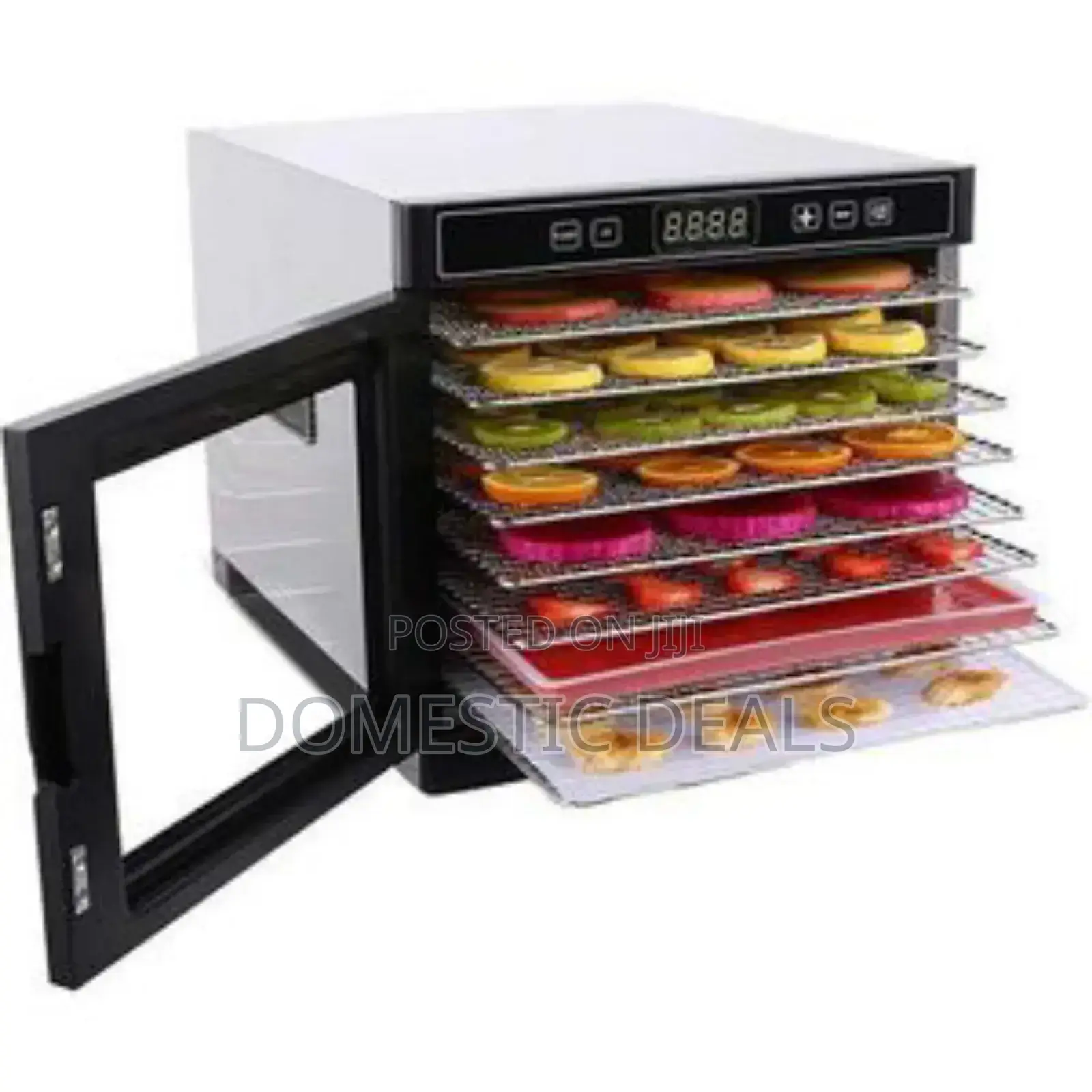 8 Tray Commercial Stainless Steel Food Dehydrator