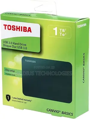 Toshiba Canvio Basics 1tb Portable External Hard Drive Usb 3.0
