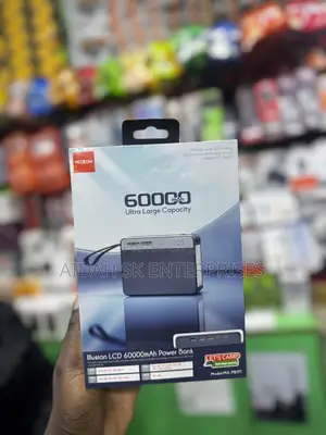 Moxom Illusion LCD Power Bank (60000mah)