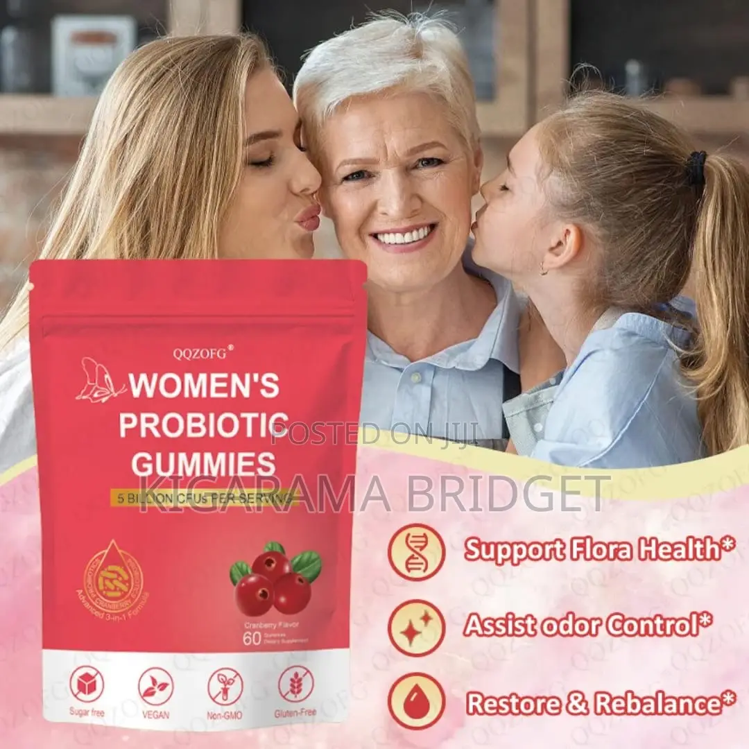 Women’S Probiotic Gummies With Cranberries 60 Gummies