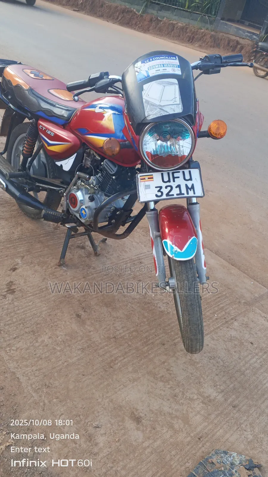Bajaj Boxer 125 2023 Red