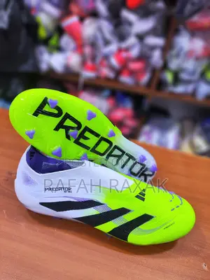 Adidas Predator Elite Green/White Laceless Football Boots