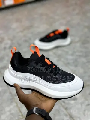 Original Black/White Hermes Gramme Sneakers