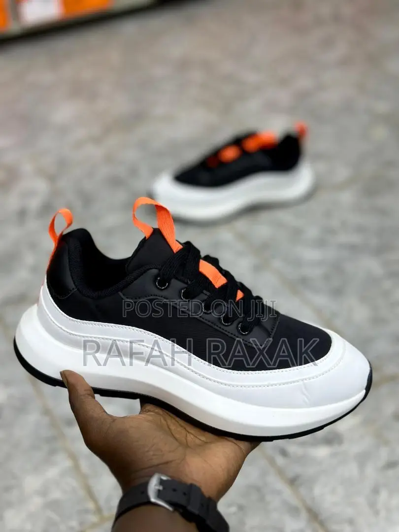 Original Black/White Hermes Gramme Sneakers