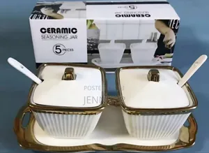 Set of Ceramic Seasoning Jars