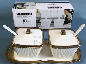 Set of Ceramic Seasoning Jars