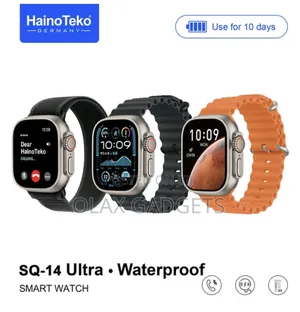 Hainoteko Sq-14 Ultra Waterproof Smartwatch With Large Screen Amoled