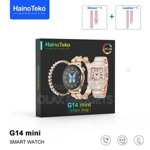 Hainoteko G14 Mini Smart Watch With Stylish Analog Watch and Bracelet