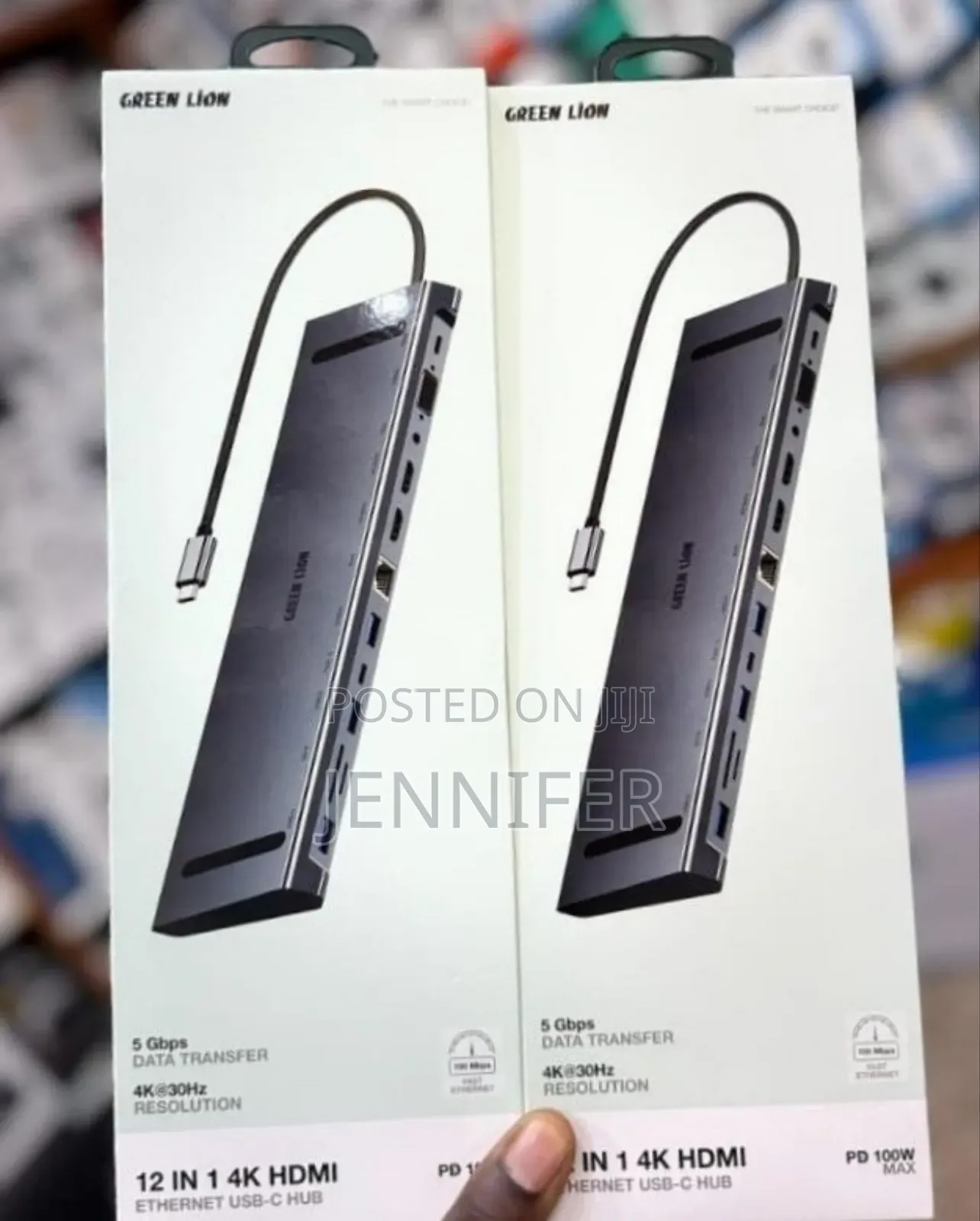 Green Lion 12-in-1 Hdmi Ethernet Usb-C Hub