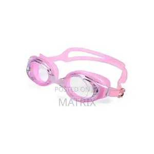 Kids Swimming Goggles Adjustable Free Size Pink