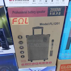 Sound Speaker System Karaoke 2000w P.M.P.0 Fol