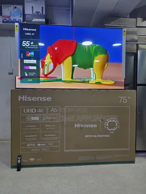 Newly Restocked Hisense 75a6n/Q 75inches Vidaa Smart Tv at 20% Discount
