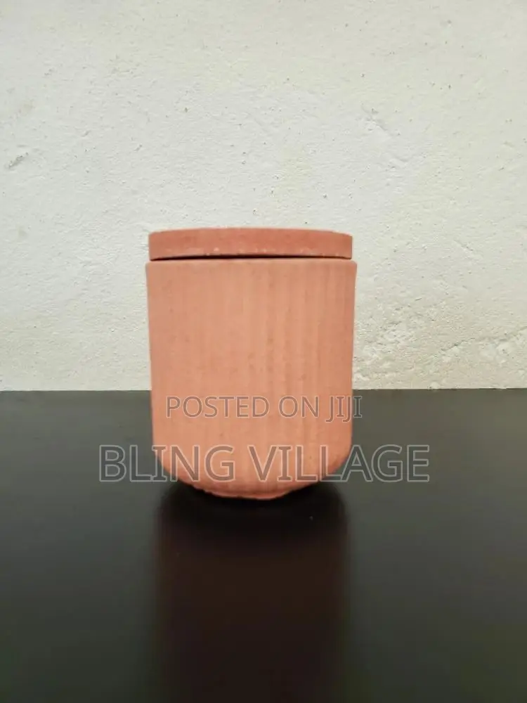 Candle Pottery Jars 150-Ml Assorted Colors Handmade
