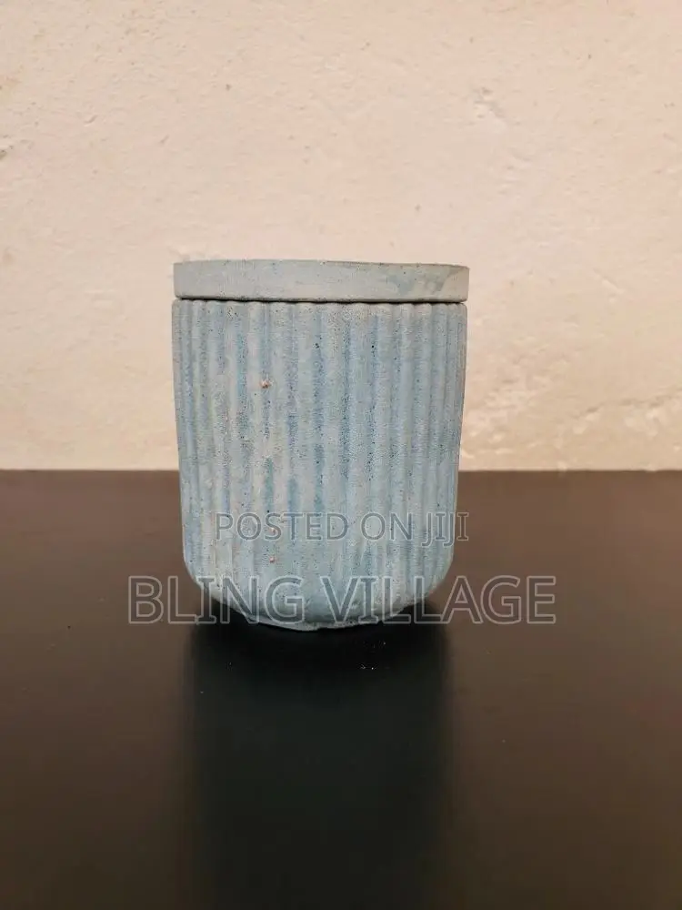 Candle Pottery Jars 150-Ml Assorted Colors Handmade