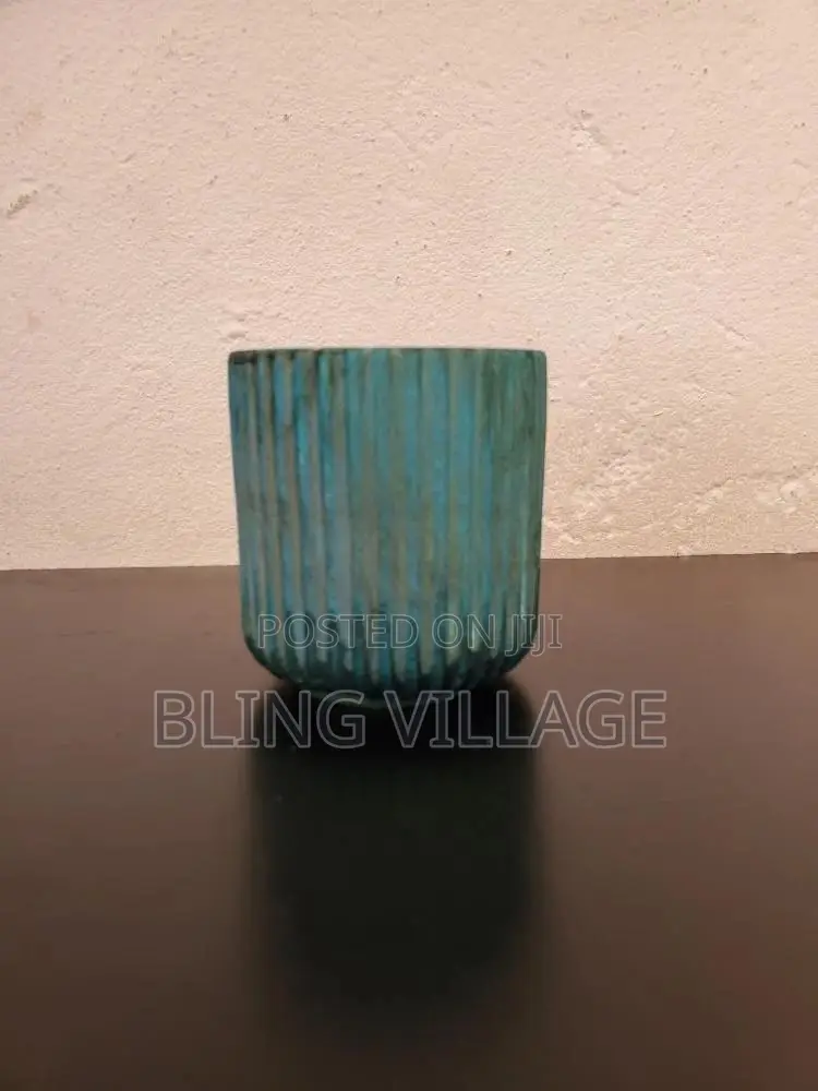 Candle Pottery Jars 150-Ml Assorted Colors Handmade