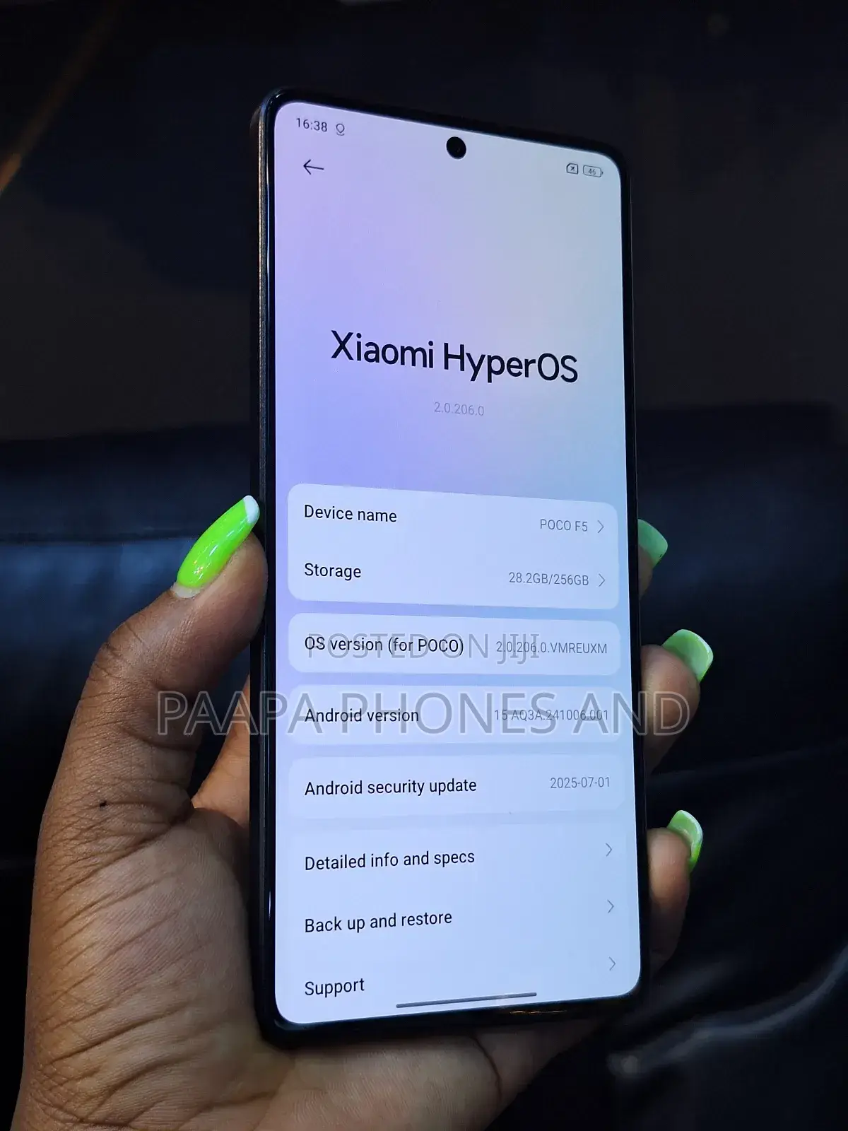 Xiaomi Poco F5 256 GB Black