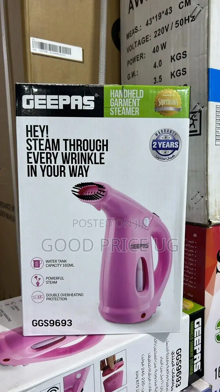 Geepas High-Quality Hand Held Garment Steamer