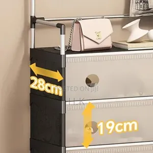 Multifunctional Entryway Storage Rack With Hanging Bar
