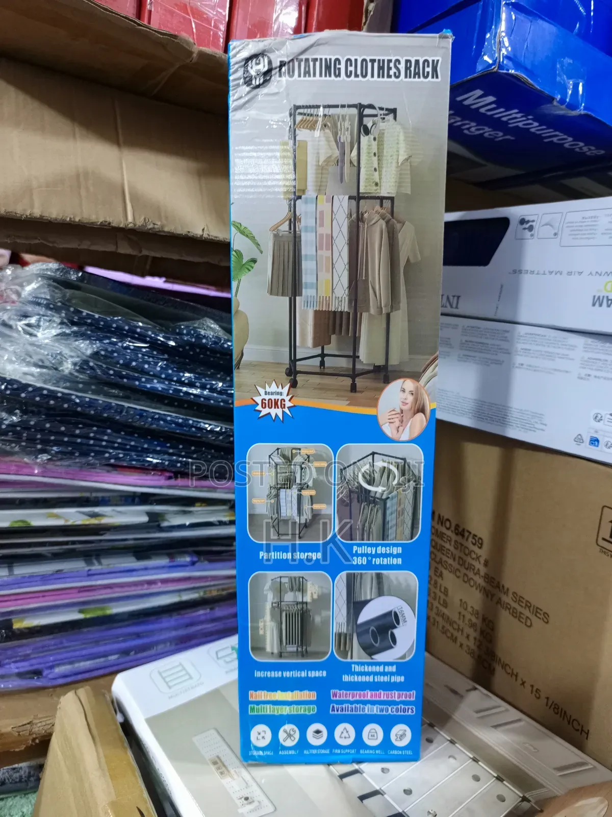 Rotating Clothes Rack.