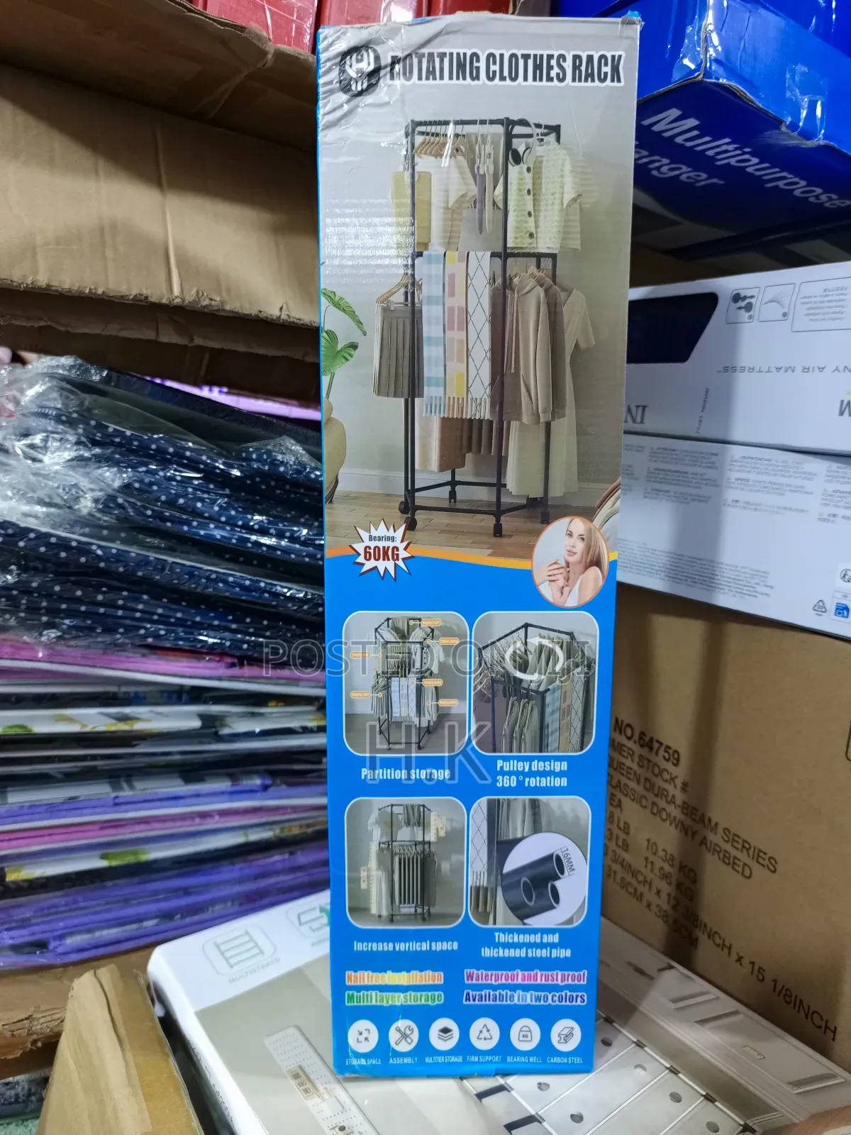 Rotating Clothes Rack.