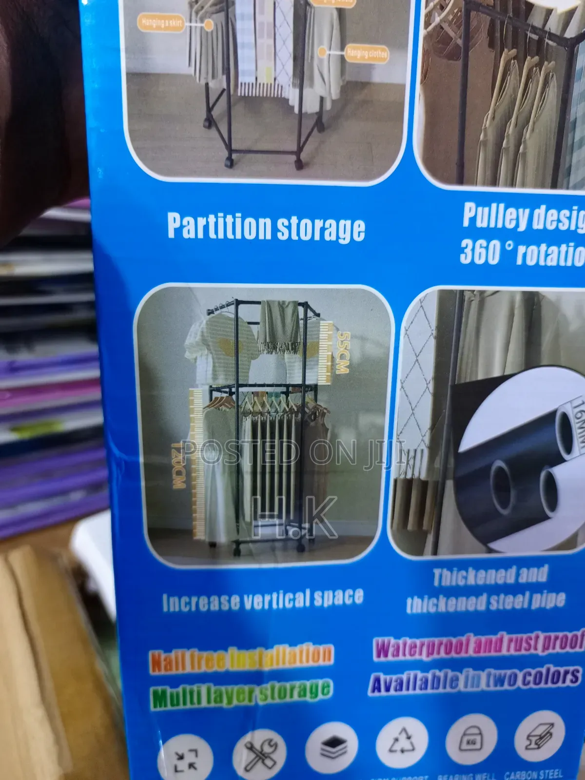 Rotating Clothes Rack.
