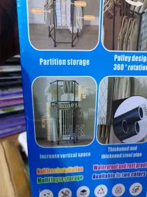 Rotating Clothes Rack.