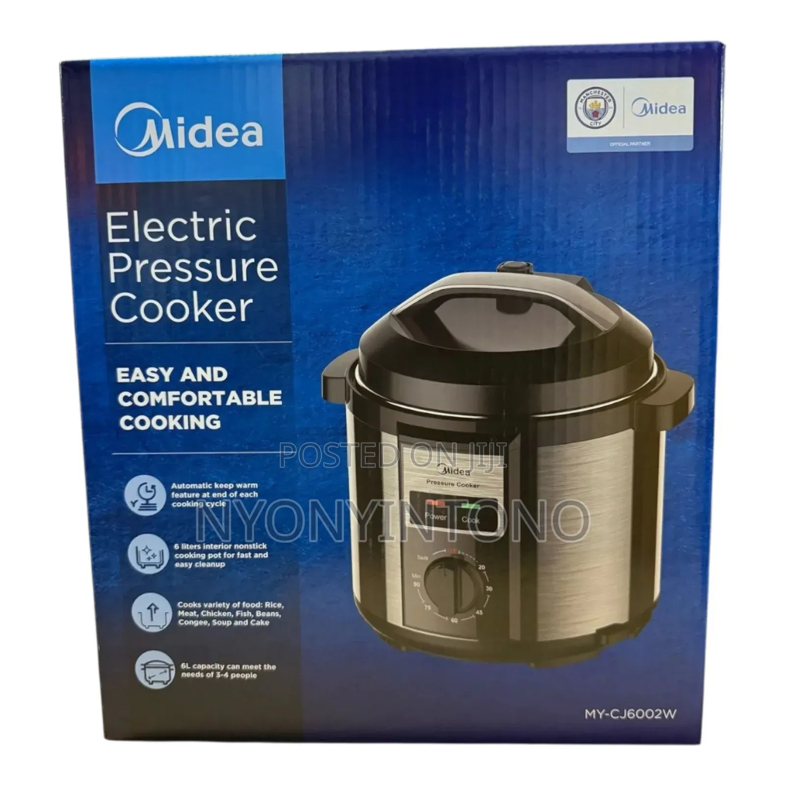 Midea Top Notch 6litres Manual Electric Pressure Cooker