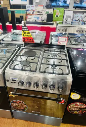 Blueflame Diamond 3gas 1electric 60/60cm Dual Electric Oven Cooker