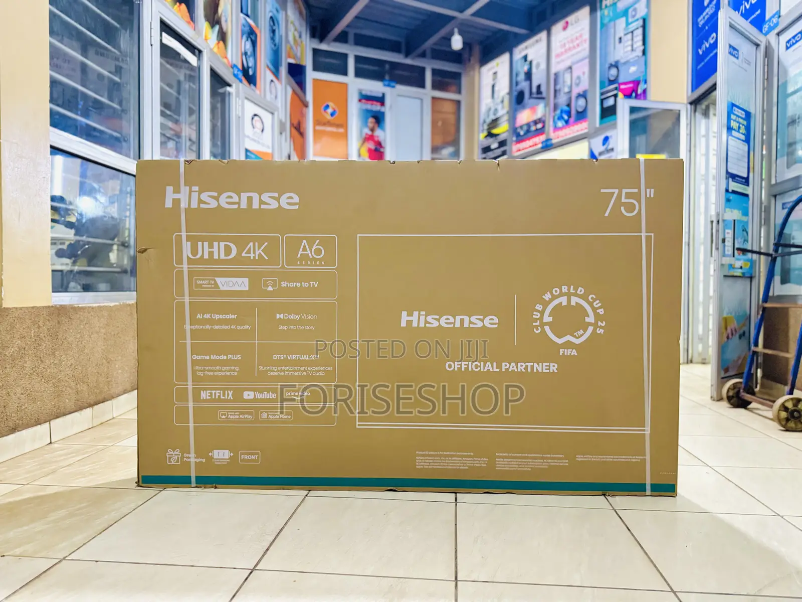 Hisense 75inch Smart Tv 4k Uhd (Black Friday)