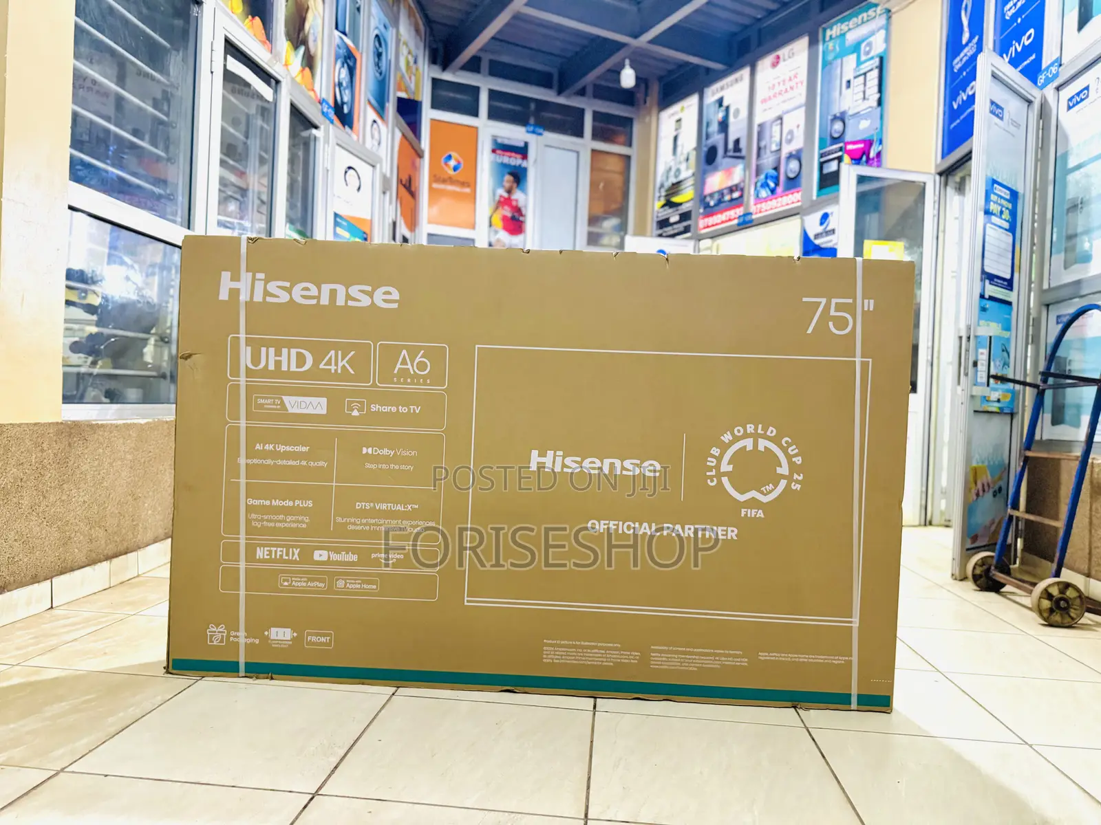 Hisense 75inch Smart Tv 4k Uhd (Black Friday)