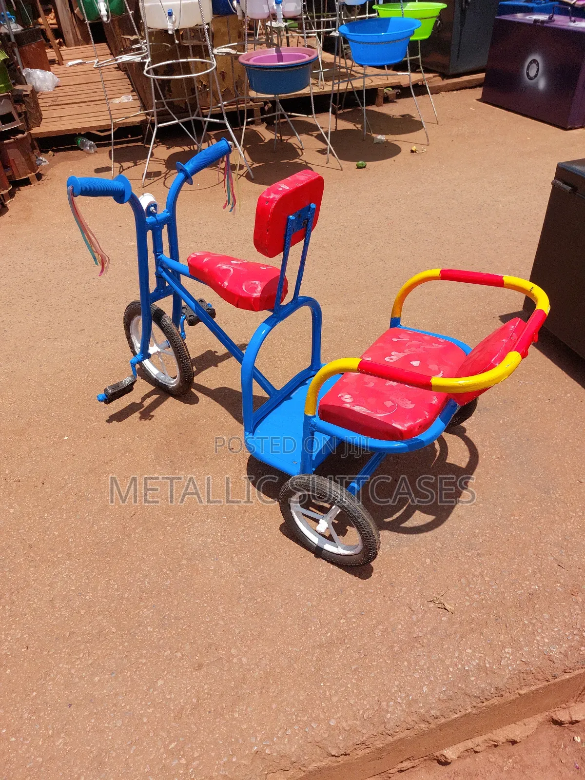 Metallic Tricycles 2 Seat
