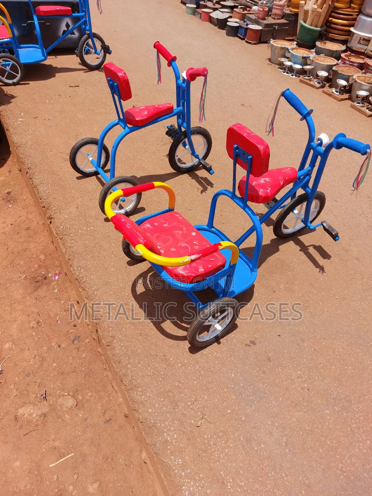 Metallic Tricycles 2 Seat