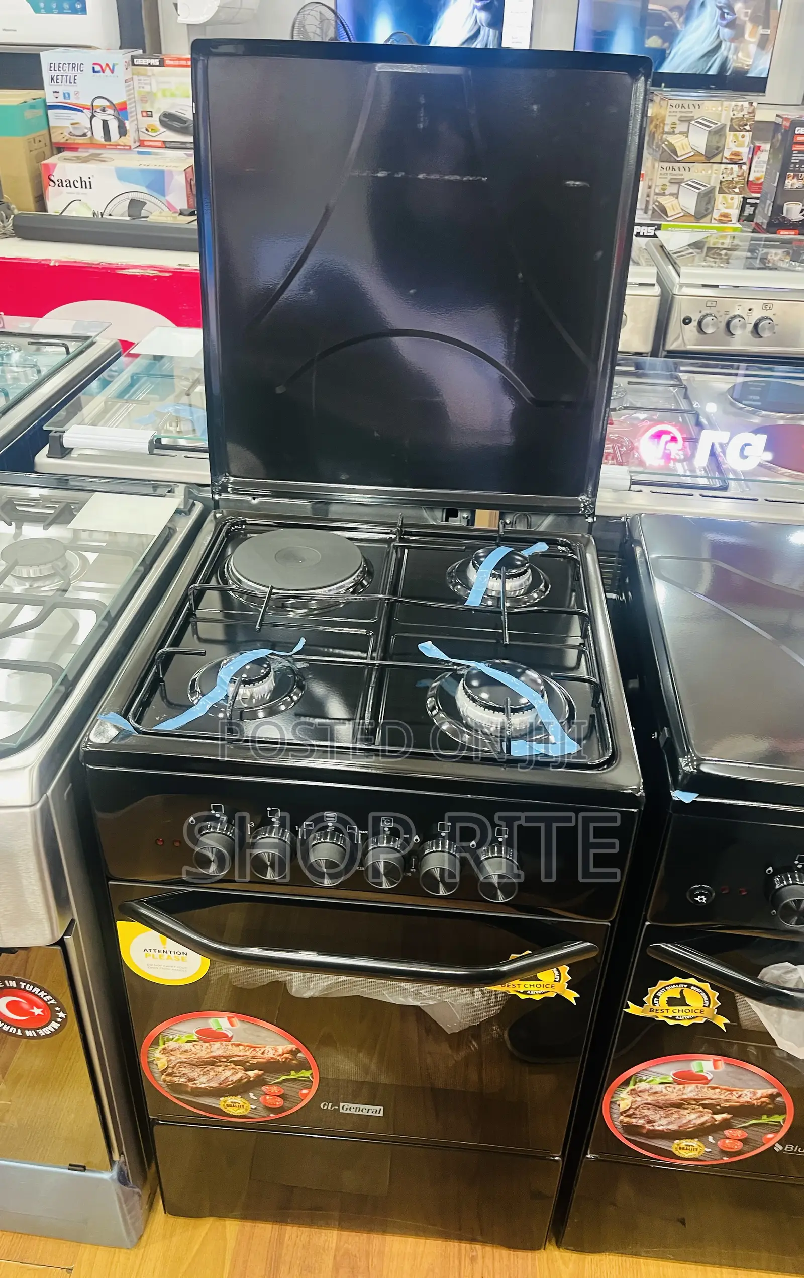 Gl General 3 Gas 1electric 50/50cm Cooker With Timer