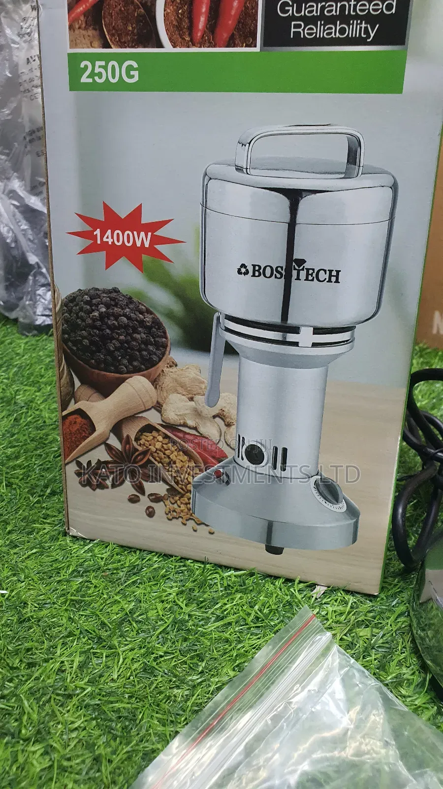 Bosstech 250g Grain & Spice Multifunctional Grinder