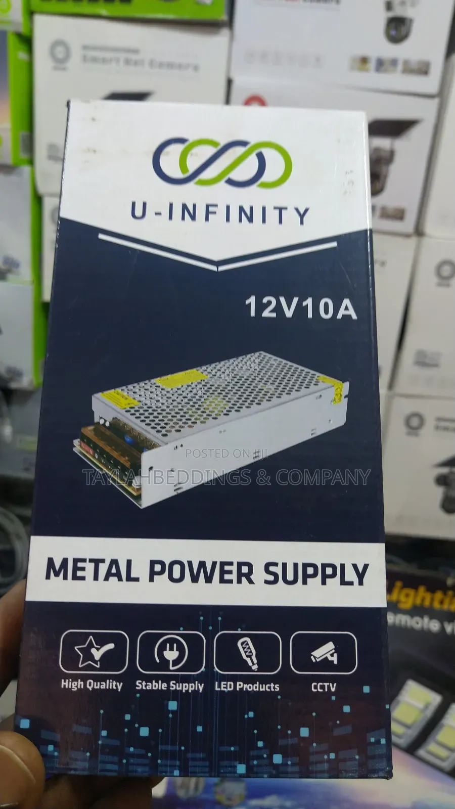 Power Supply CCTV 12v-Silver