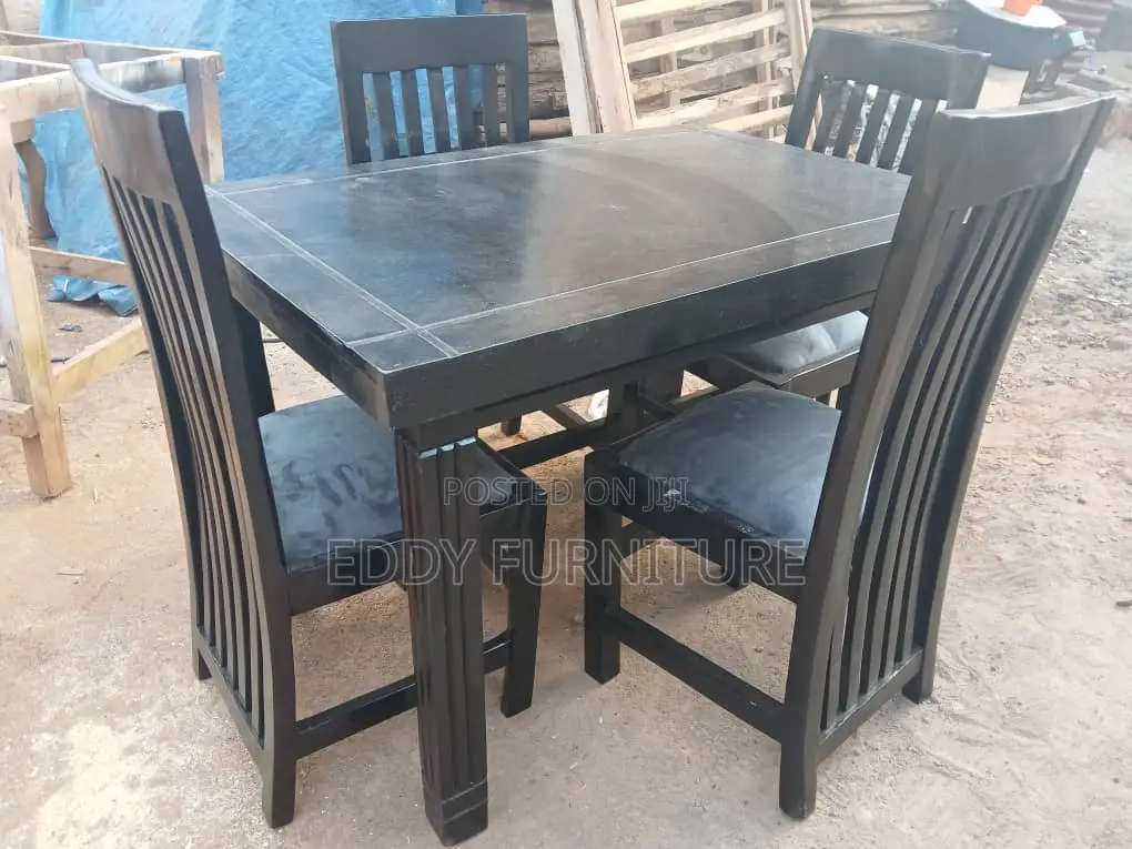 Black Dining Four Seater