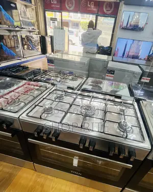 Titan 5 Gas Bunners Auto Ignition Cooker 90/60 Cm