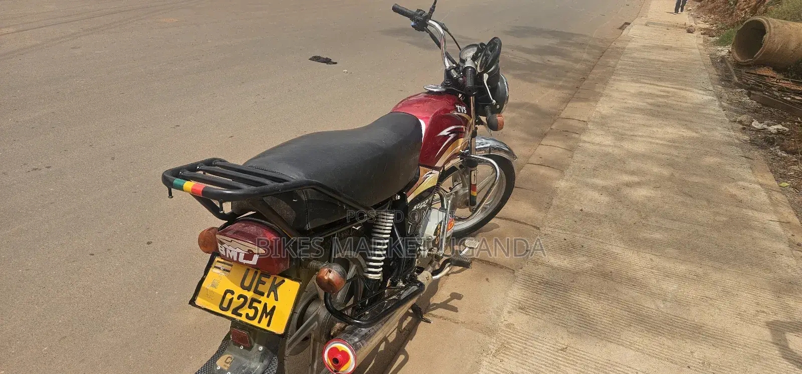 TVS XL 100 2018 Red