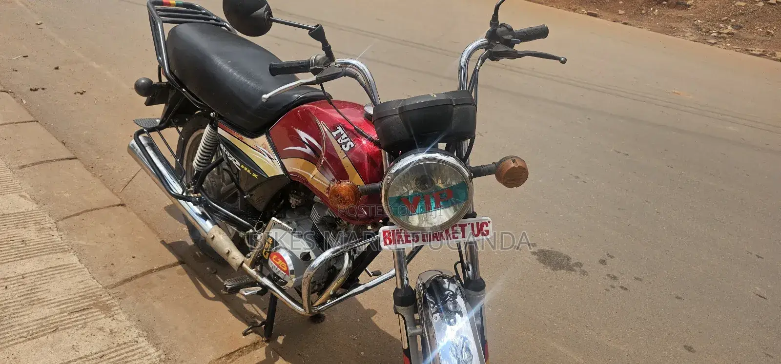 TVS XL 100 2018 Red