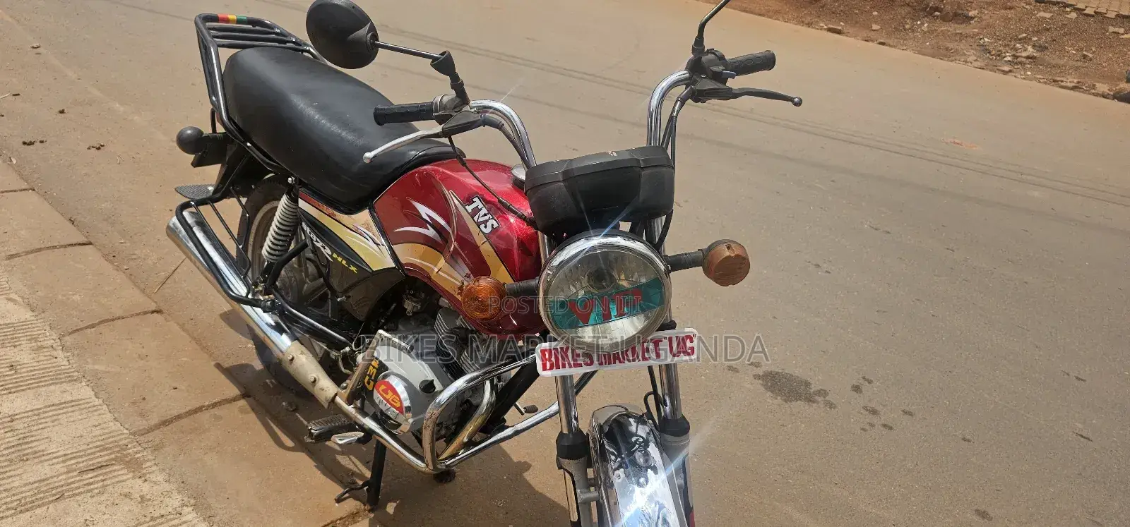 TVS XL 100 2018 Red