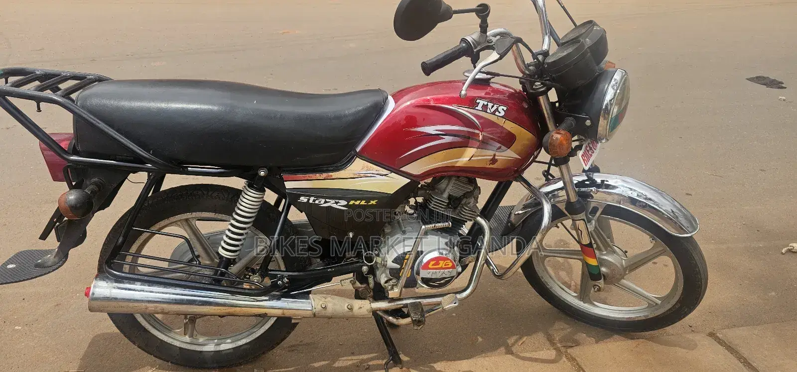 TVS XL 100 2018 Red