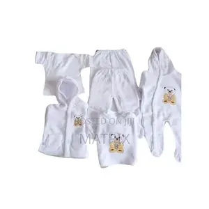 8pcs Cotton Wear Baby Pack - White
