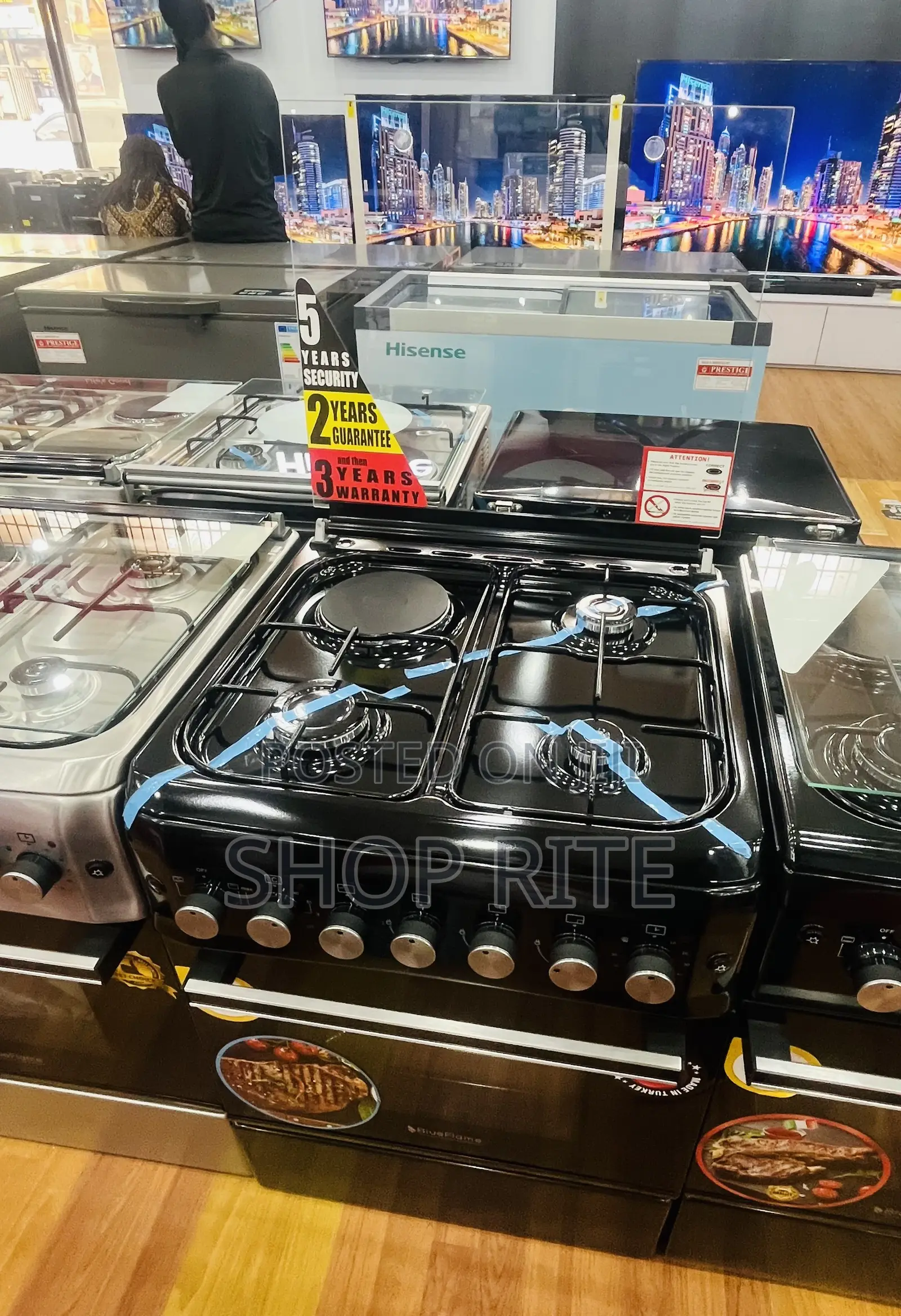 Blueflame 3 Gas 1 Electric 60/60cm Cooker