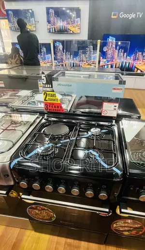 Blueflame 3 Gas 1 Electric Black 60/60 and Gas Oven